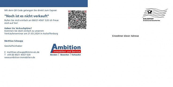 Nachbarschaftskarten als Dialogpost