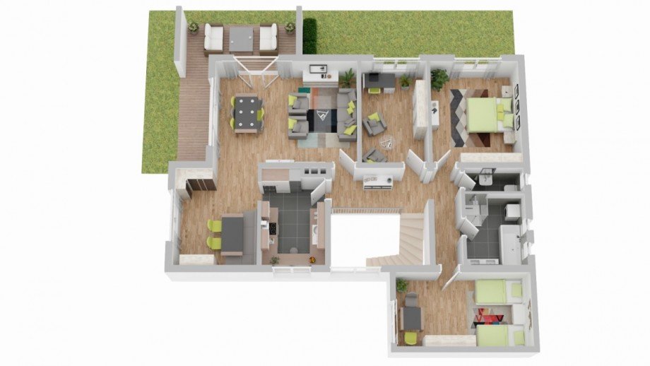 Erdgeschoss Einfamilienhaus Gro�ostheim / Wenigumstadt