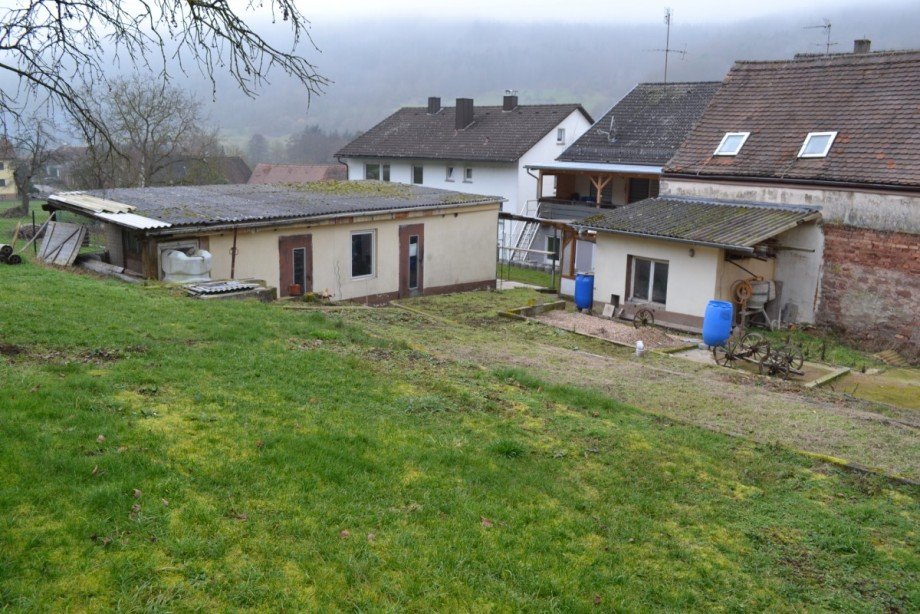 Garten Zweifamilienhaus Eschau / Hobbach