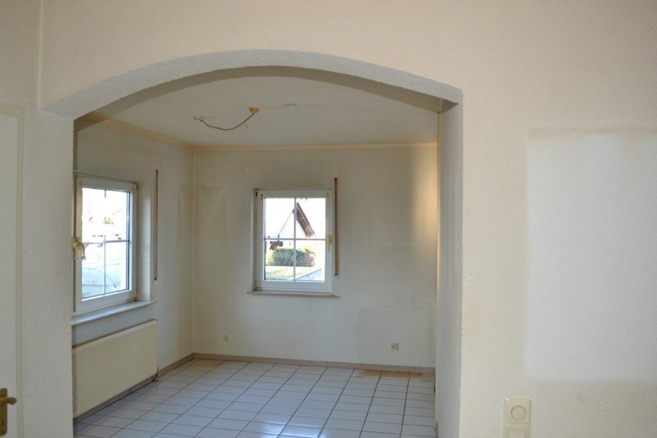 Wohnzimmer zum Essbereich Doppelhaush�lfte Michelstadt