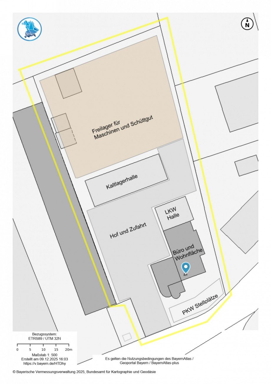 Lageplan V2_2 Wohn- / Gesch�ftshaus Kleinostheim
