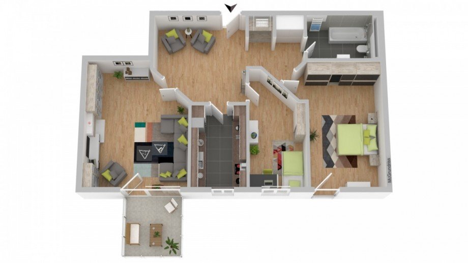 Grundriss Wohnung Goldbach