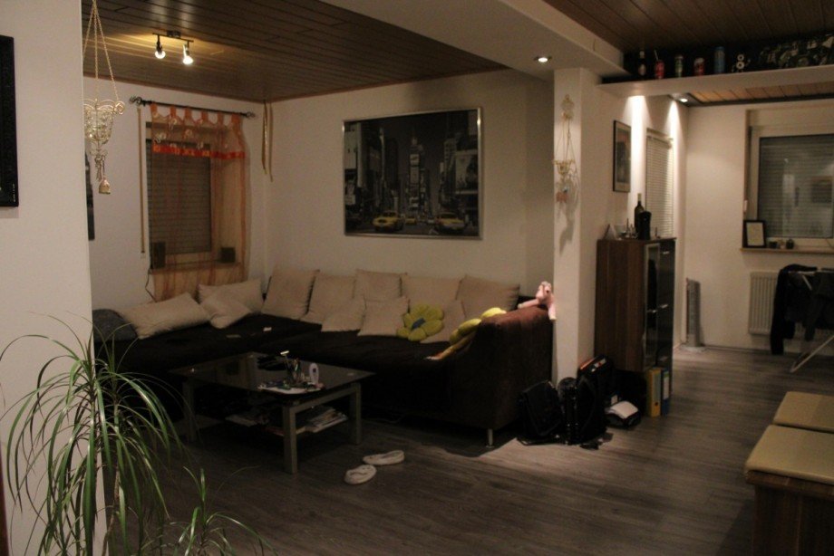 EG Wohnzimmer Zweifamilienhaus Eschau / Hobbach