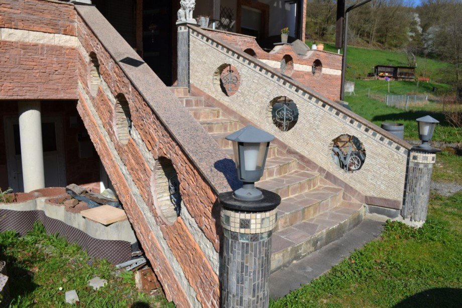 Zugang Doppelhaush�lfte Leidersbach / Ebersbach