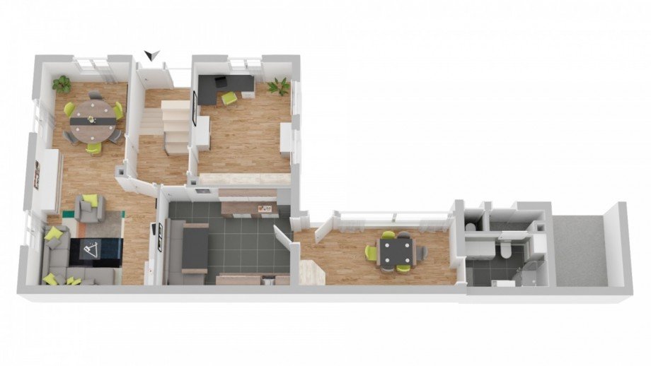 Grundriss EG Einfamilienhaus Gro�ostheim