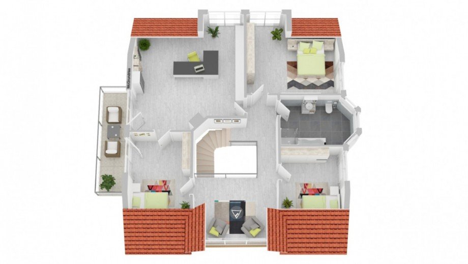 Grundriss OG Einfamilienhaus Laudenbach