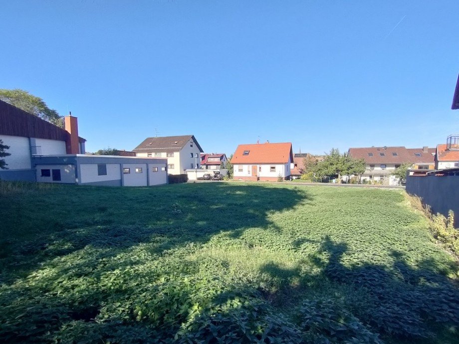 Ansicht hinten Links Grundst�ck Gro�ostheim