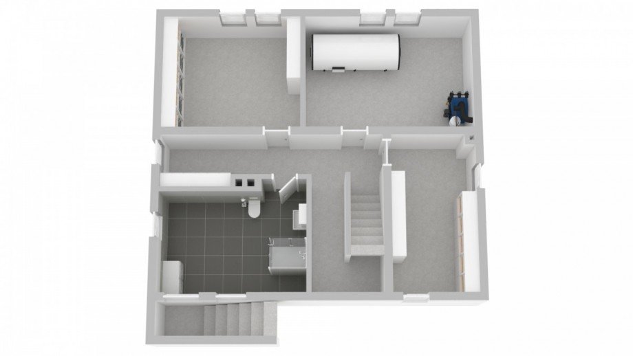 Grundriss KG Zweifamilienhaus Aschaffenburg / Damm