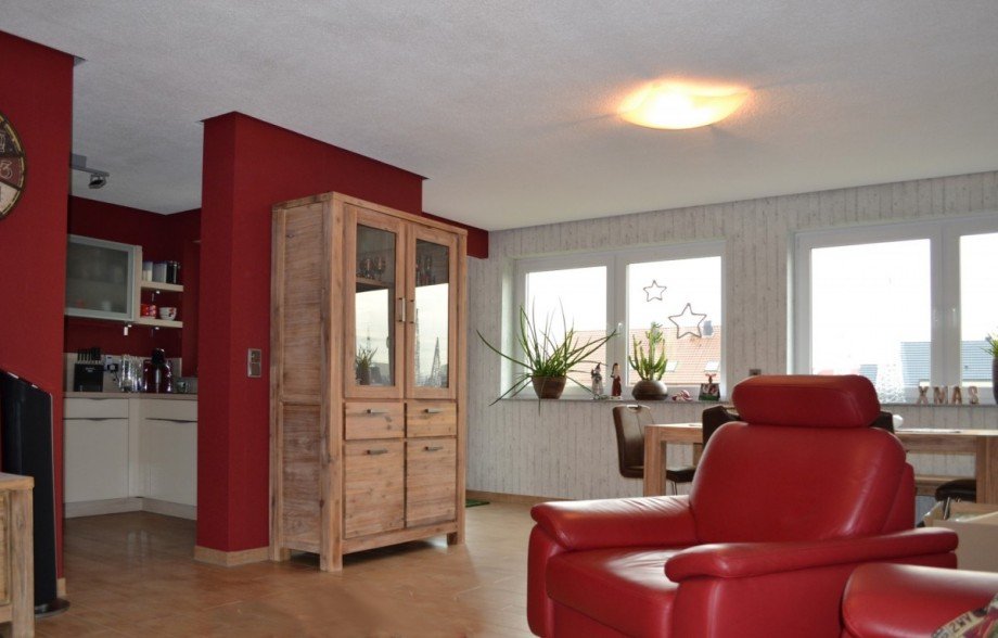 Wohnzimmer Etagenwohnung Mainaschaff