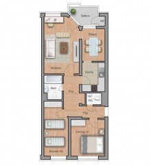 Grundriss Kapitalanlage mit Mietpool und toller Rendite inkl. Renovierung/Sanierung das rundum Sorglospaket