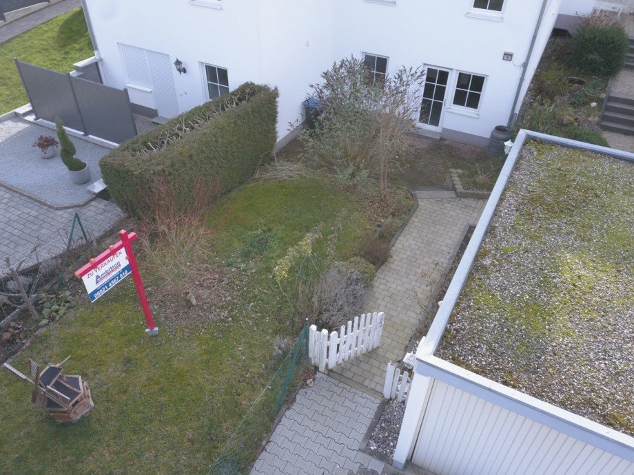 Garten vor dem Haus Doppelhaush�lfte Michelstadt