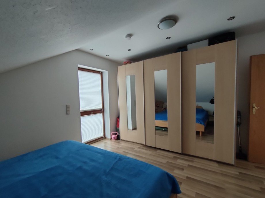 Schlafzimmer Dachgeschosswohnung Aschaffenburg