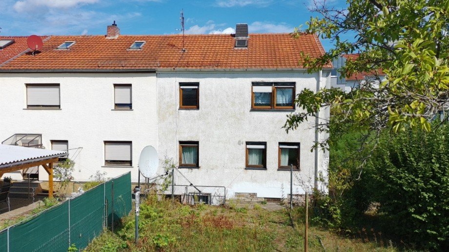 Gartenansicht Reiheneckhaus Aschaffenburg / Nilkheim