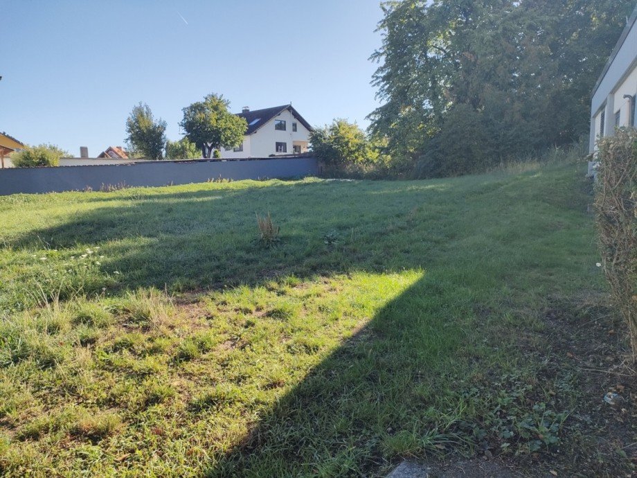 Ansicht von links Grundst�ck Gro�ostheim