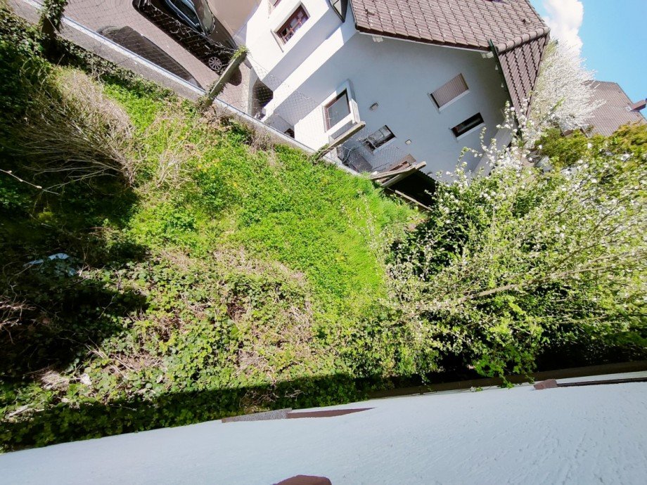 Gartenansicht von oben Einfamilienhaus Aschaffenburg
