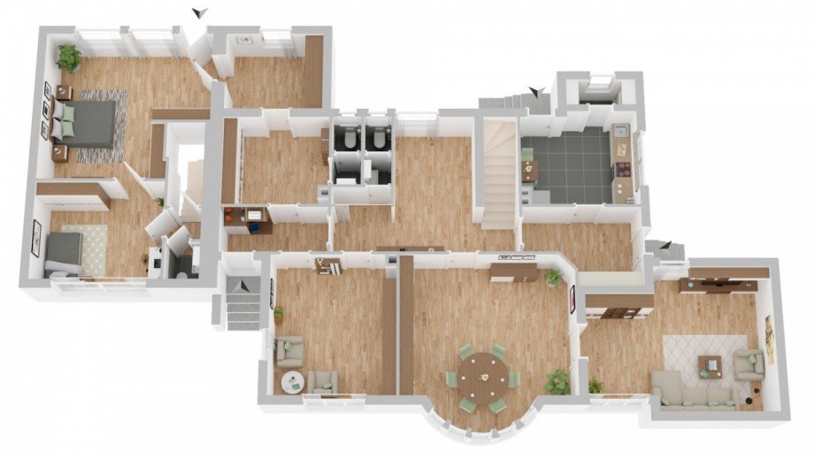 EG - Grundriss Einfamilienhaus Aschaffenburg / Schweinheim