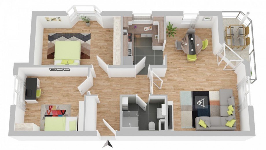 Grundriss Etagenwohnung Gro�krotzenburg