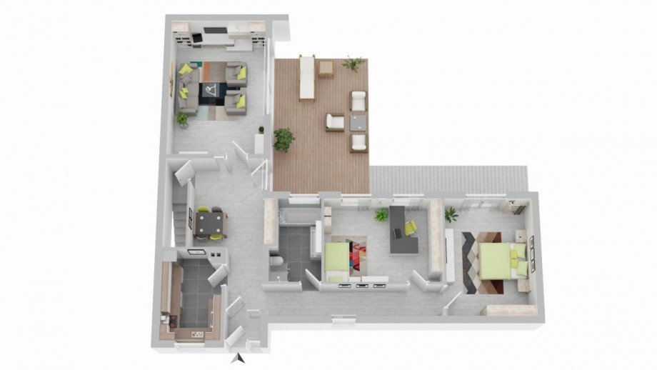 Grundriss Bungalow Kleinostheim