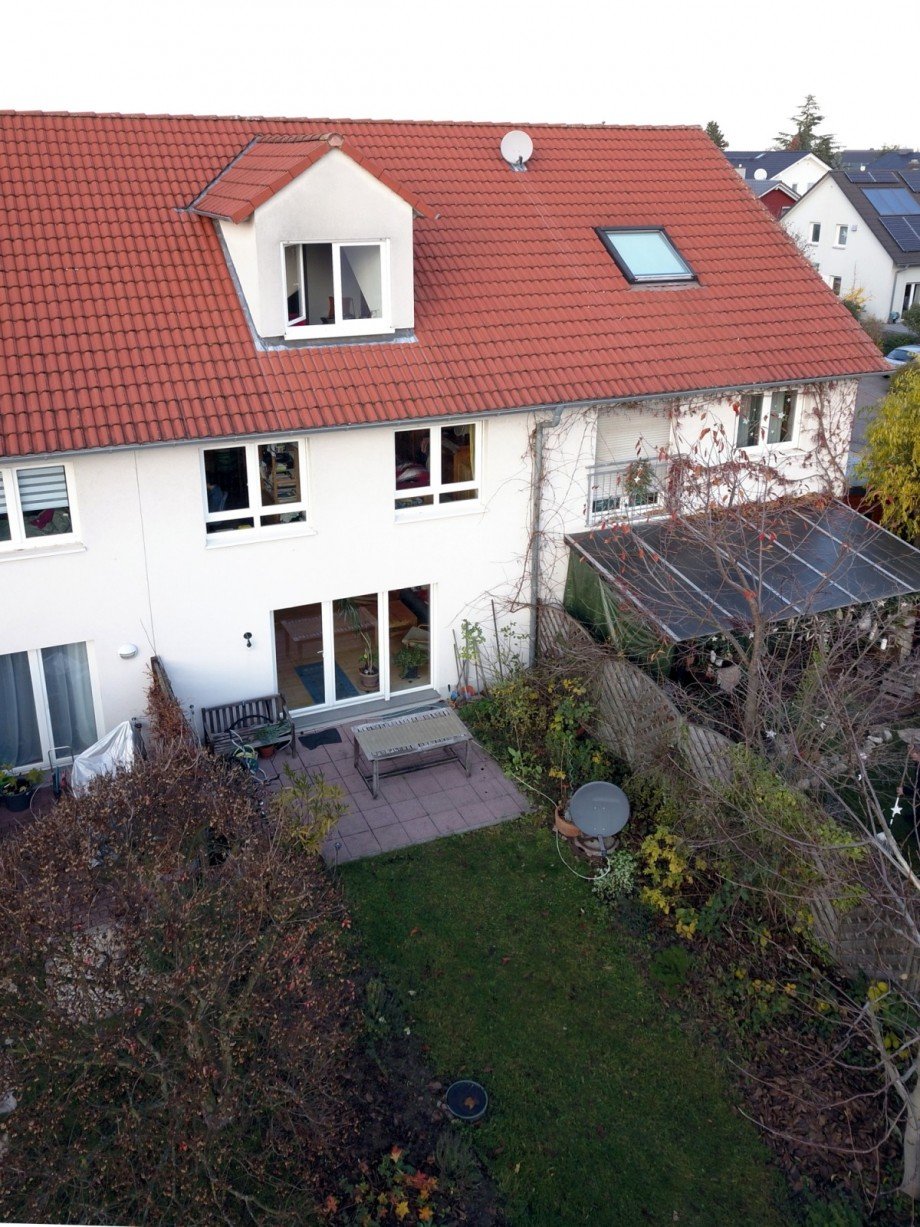 R�ckansicht V2 Reihenmittelhaus Mainhausen / Mainflingen