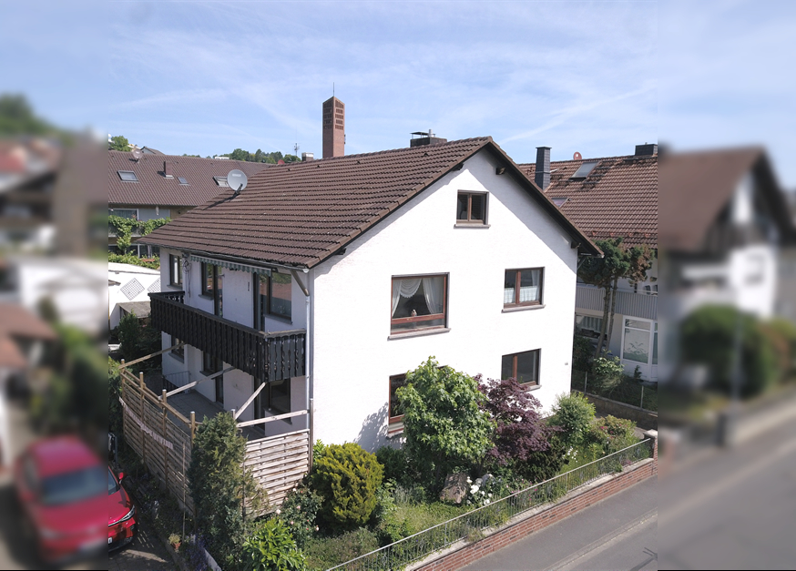 Frontansicht Zweifamilienhaus Goldbach