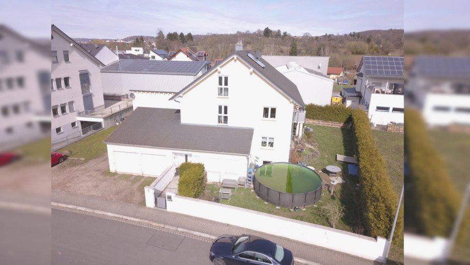Au�enansicht Zweifamilienhaus Aschaffenburg