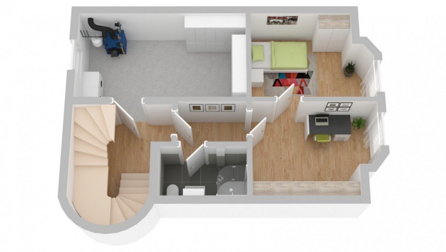 Keller Doppelhaush�lfte R�dermark