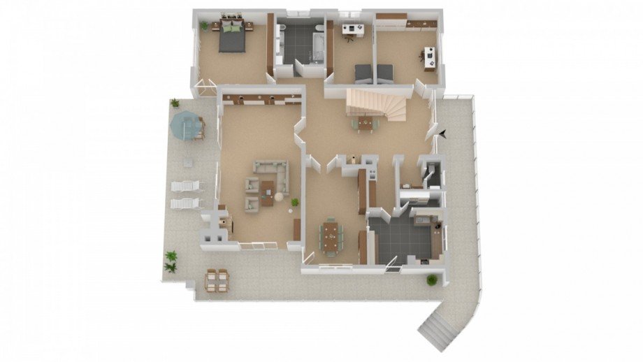 Grundriss EG Haus Sch�llkrippen