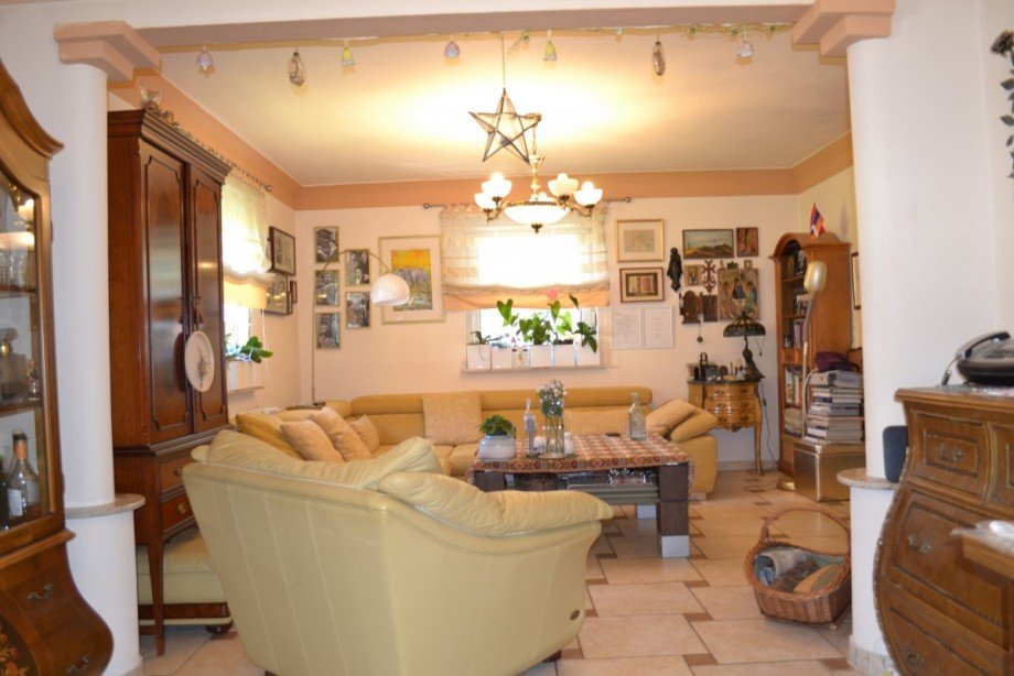 Wohnzimmer Doppelhaush�lfte Leidersbach / Ebersbach