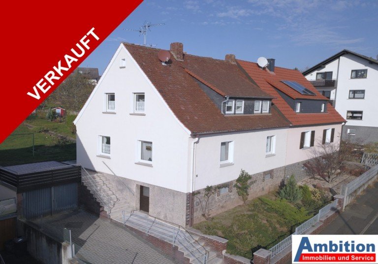 Titelbild Haibach - Haibach Doppelhaush�lfte VERKAUFT - Haus f�r Handwerker - Sanierungsbedarf - sehr gute Lage - gro�es Grundst�ck - Garage
